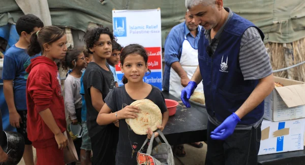 Repas chauds à Gaza