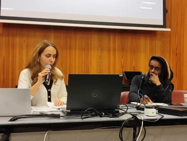 Najah témoigne de son expérience au Soudan lors de la Semaine du Partenariat Humanitaire à Genève