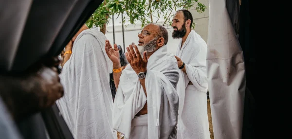 Hajj image of pilgrims